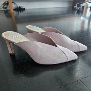 Vince Camuto Lilac leather mules
